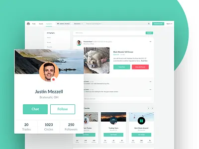 For You icon icons interface landing profile share ui ux webdesign website