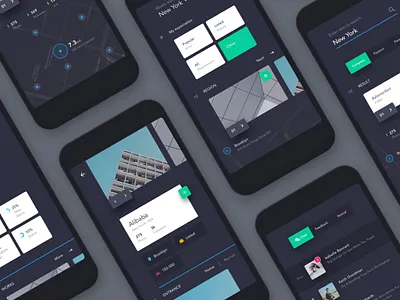 UI exercises #3/100 Recruitment App app blog clean colors grid minimalism,browser type typography