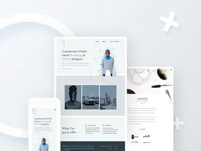 Portfolio Site auckland branding clean design minimal new zealand portfolio simple sketch ui ux web