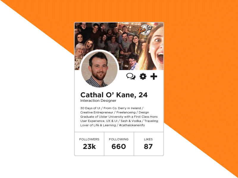 Daily UI Challenge cathalokane cathalokaneinfo challenge daily dailyui design ui