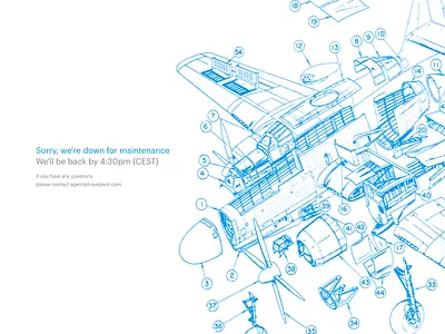 Maintenance page exploded view maintenance p 61 plane