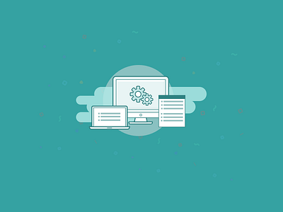 Release Notes Graphic iconography icons illustration release notes ui