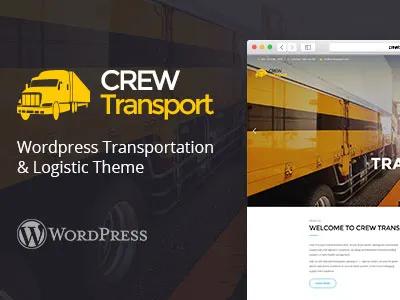 Crewtransport - WordPress Transportation & Logistic Theme delivery themelexus transport transportation trucking warehousing woocommerce