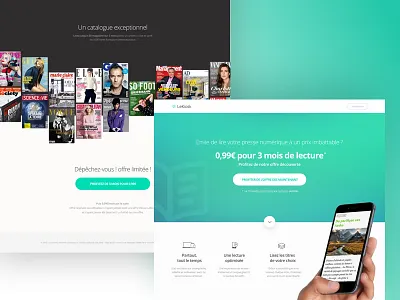 Landing Page - New Promotional Offer landing offer promo ui ux