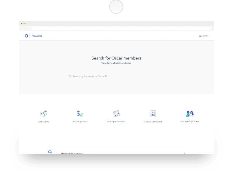 Provider Dashboard dashboard health homepage hover illustration medical search ui ux web