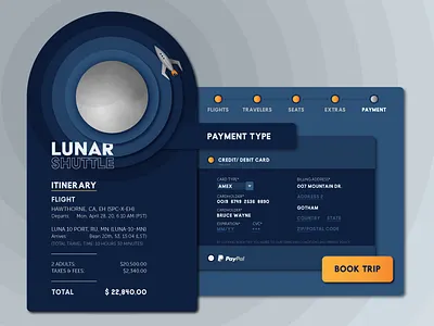 DailyUI #002 - Checkout Form 002 challenge checkout form credit card dailyui design challenge form ui