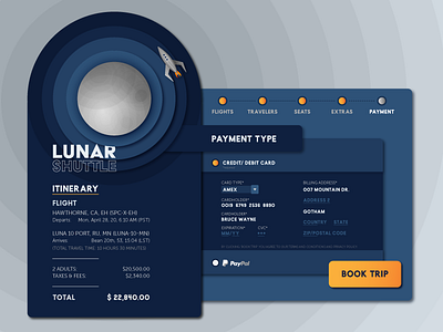 DailyUI #002 - Checkout Form 002 challenge checkout form credit card dailyui design challenge form ui