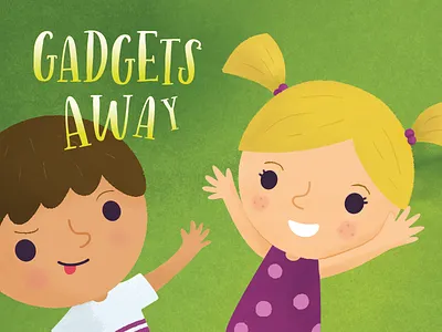 Gadgets Away Book Cover book book cover children drawing illustration kids