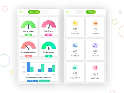 Sileaf : Solar Power app app dashboard design illustration interface mobile photoshop solar ui uiux ux web