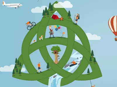 Me, Myself and I adobe illustrator illustration poster