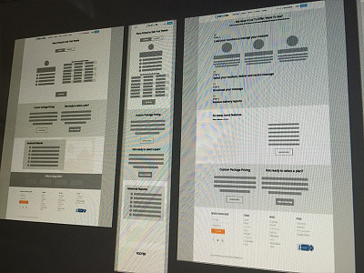Wireframin' illustrator ux wip wireframes