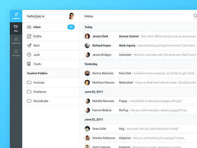 Email Interface email webmail