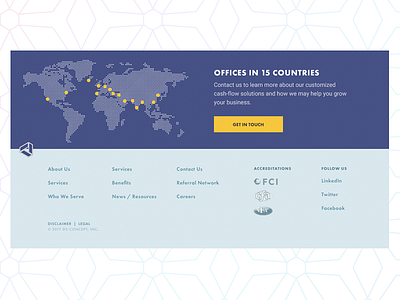 Footer / CTA combo