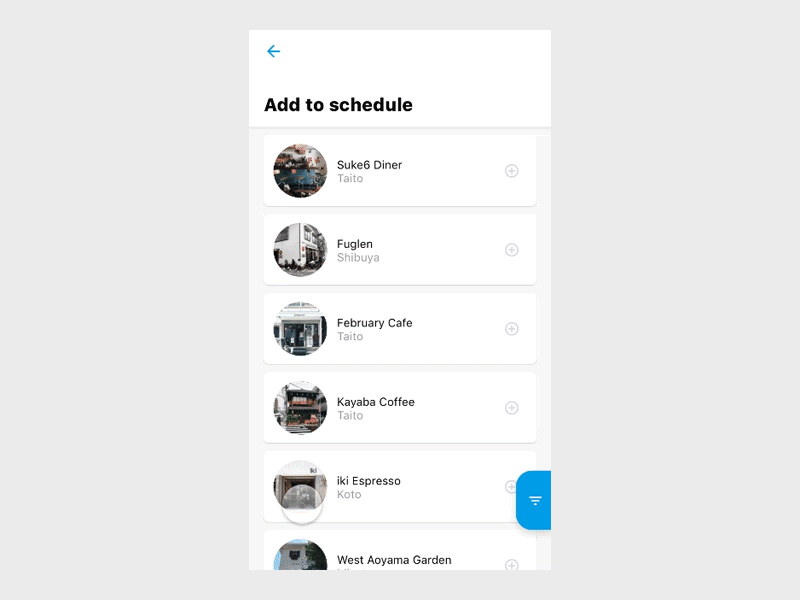 Schedule Sidemenu Interaction in Framer animation app framer interaction menu schedule sidemenu transition ui