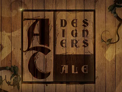 A Designer's Tale freelance freelancing illustration lettering logo medium wood wordmark