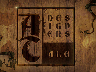 A Designer's Tale freelance freelancing illustration lettering logo medium wood wordmark