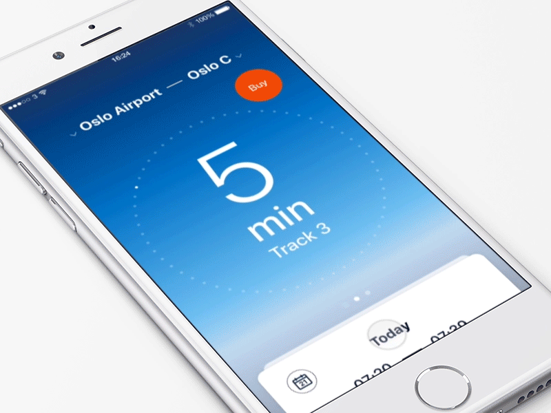 Search journey micro-interaction animation app design card departure gif gradient interaction oslo principle ui ux