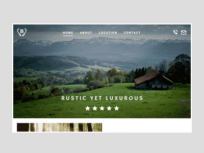 Buckstone Cabin cabin demo design gif log cabin web design website