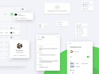 FinDox UI Kit grid input library kit pattern ui ui kit uikit website