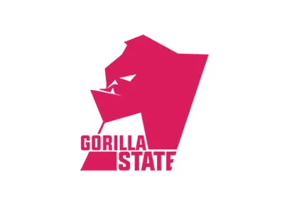 Gorilla State animal branding concept graphic design gym imagotype logo design strong