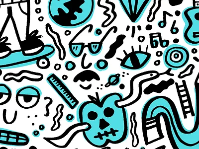 Keeping it loose art doodle draw illustration loose marker sloppy stuff things