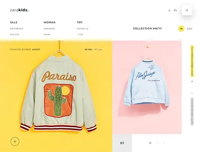 Zara Kids - 003 daily daily ui fashion girl shop shop ui zara zara ui