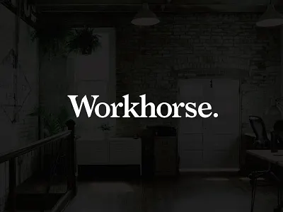 Workhorse rebrand branding design rebrand studio workhorse