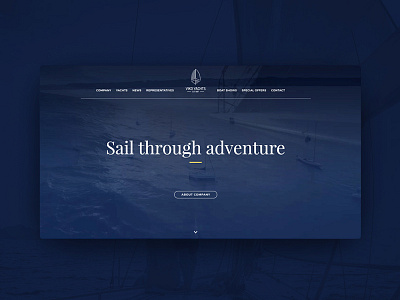 Viko Yachts - webiste boat fresh responsible rwd sail sailing water webdesign website yachts