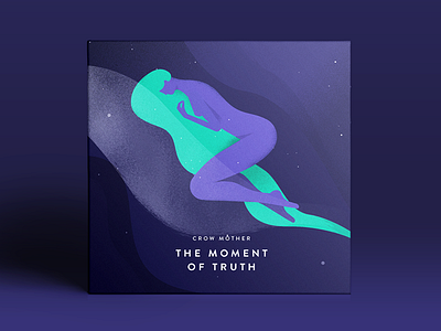 The Moment Of Truth band colors crow mother flat gradient graphic latvia night riga rock space woman