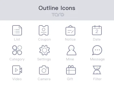 Freebie - Outline icons category flat free icon kit outline settings sketch source system web