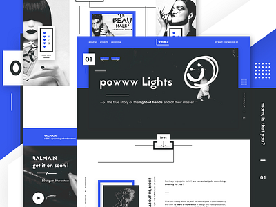 WMWI - Digital agency landing page - WIP creative agency digital agency funky and fresh landing page ui ui design unicorns web design website design