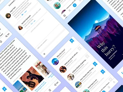 Blog Redesign for Mobile - Part 2 article blog blog app design ux clean feed ios iphone layout mobile post redesign social