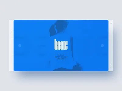 Basic Studio agency basic bootstrap clean ecommerce layout lettering simple template web design webdesign website