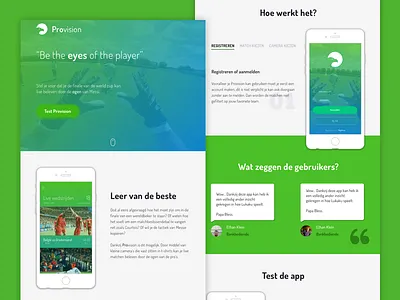 Landing Page - Day 003 #dailyui app dailyui design football homepage landing page ui ux webdesign