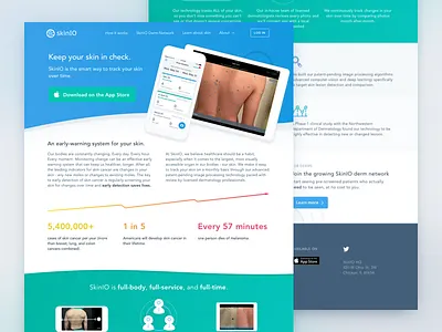 SkinIO Homepage v2 app home homepage ios ipad iphone iphone app web website