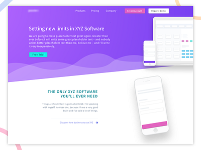Product Landing Page clean gradients landing page minimal simple ui ux web