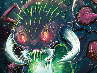 Beast Card - Escape from Fusion Earth beast characterdesign conceptart creature game gamedesign mangastudio5 monster photoshop
