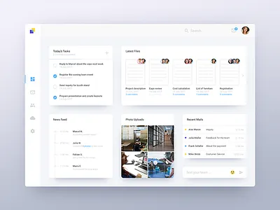 Dashboard Concept dashboard interface menu modern shadow ui user interface ux web