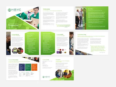 Heart of Birmingham Vocational College brand branding clean graphicdesign guidelines logo manual minimal modern proposal ui webdesign