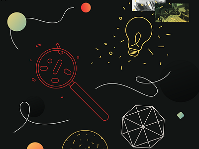 Echo1 Case Study brand case study dark illustration moodboard