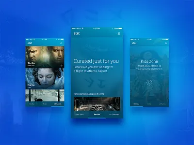 at&t Concept pitch app design att design iphone mobile ottawa television tv ui ui design user interface ux