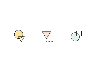 Twine Icons abstract icon icons illustration lines twine