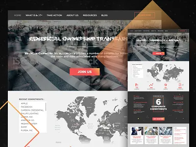 RAMP Homepage Design design front page gradient home homepage maps modern redesign site web web design website