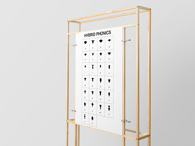 Hybrid Phonics - Solid Forms data viz experiment graphic design letterforms typography
