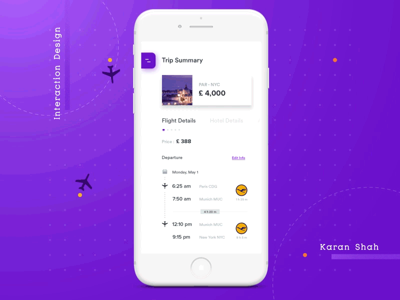 Navigation Drawer Concept appdesign booking interaction motion navigation travel uiux