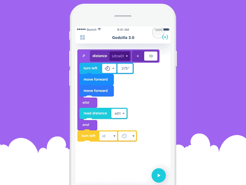 El Kids: Tangible Drone Programming for Kids blocks code drag drone drop education kids learn program tangible