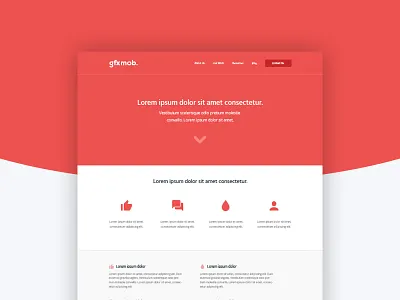 Landing Page daily ui design designlanding graphics icon logo mobux pagegraphics ui ux