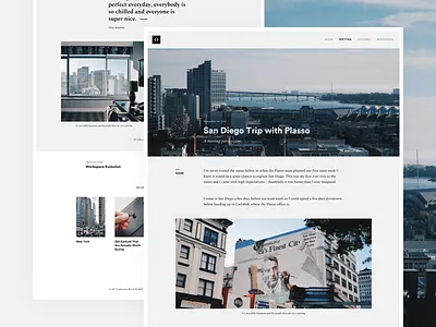 #007 Blog Post blog desktop post ui ux website
