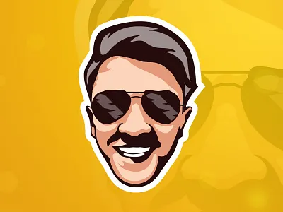 My Own Face in eSport Styled Logo cartoon esport esport logo face logo logo inspirations logos modern vector vexel