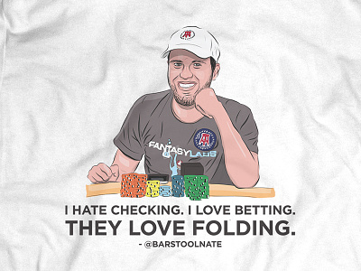 Barstool Nate Poker Shirt adobe draw barstool gambling ipad pro poker shirt sports